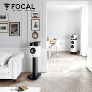 FOCAL劲浪SOPRA N1音响音箱家庭影院 HIFI 2.0 书架箱环绕木质法国 （红色）