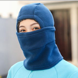 TANHAO 探浩 冬季面罩护脸加厚保暖护口罩防风电动车骑行帽男女头套围脖S31黑