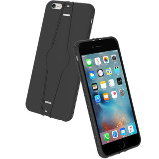 ESCASE iPhone6 Plus/6s Plus手机壳/保护套 苹果6 plus手机套 自带手机支架 绅士黑