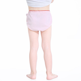 商品馨颂女童内裤儿童纯棉三角内裤三件装 粉色 130