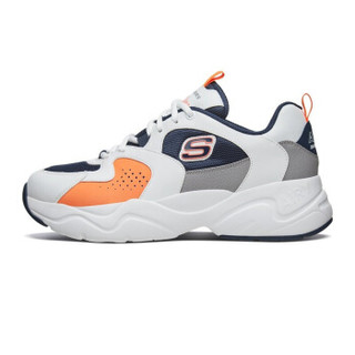 斯凯奇 SKECHERS 男子 D'LITES 系列时尚绑带运动鞋 运动 休闲鞋 999228/WBOR 39.5码 US7码