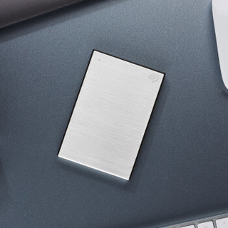 希捷(Seagate)1TB USB3.0移动硬盘 新睿品 2.5英寸 (轻薄小巧 自动备份 金属拉丝) 月光银+数据救援服务3年版