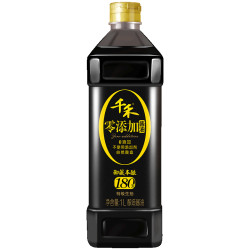 千禾 零添加特级生抽酱油 1L