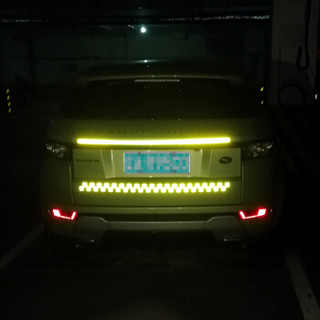 3M反光贴钻石级汽车摩托车贴巴腾堡夜间警示标识货车反光膜贴纸黄绿蓝色5厘米*１米