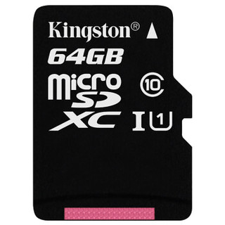 金士顿（Kingston）64GB 80MB/s TF(Micro SD)Class10 UHS-I存储卡  一箱1000片