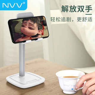 NVV 桌面手机支架 懒人支架ipad平板床头看电视视频直播主播多功能 10英寸内手机平板支架