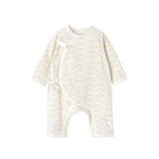 婴儿连体衣新生儿衣服童装和尚服长袖睡衣夏季空调服 189A7475 长和蛤