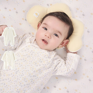 婴儿连体衣新生儿衣服童装和尚服长袖睡衣夏季空调服 189A7475 长和蛤