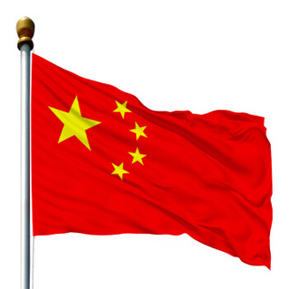 递乐 中国国旗5号98*62cm纳米防水标准升旗旗帜 五星红旗 5347