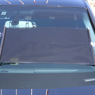 四万公里 汽车遮阳挡 车载遮阳窗帘车内后挡风玻璃防晒隔热太阳挡可伸缩避光布 SWY1123