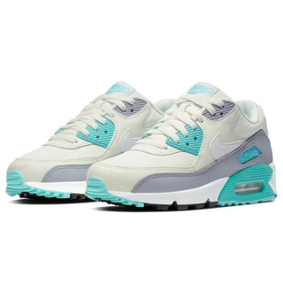 耐克NIKE 女子  经典 休闲鞋 气垫 AIR MAX 90 运动鞋 325213-140帆白色36.5码