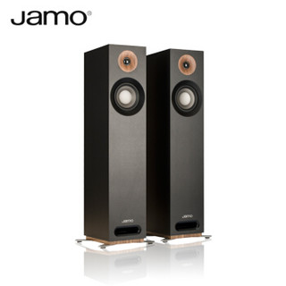 Jamo 尊宝 S805 音响 音箱studio系列 2.0声道木质无源家庭影院落地式HIFI音响（黑色）
