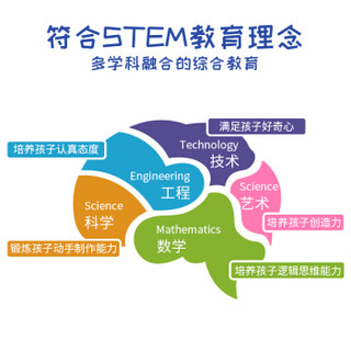 糖米（Temi）儿童趣味科学实验玩具套装STEM教具 小学生男女孩化学科技手工diy制作器材料 134个实验彩盒版