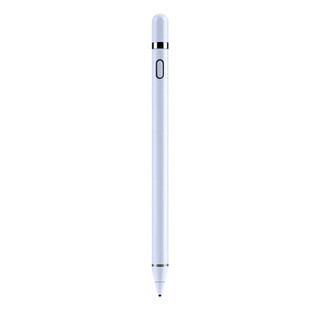 必优美（BUBM）苹果iPad电容笔触控笔 兼容微软Surface/华为/三星等平板电脑手机 智能触控可充电 白色