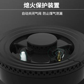 九阳 Joyoung FB08大火力燃气灶 台嵌两用式煤气灶 钢化玻璃面板灶具 液化气