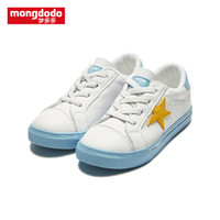 巴拉巴拉旗下梦多多mongdodo童装儿童休闲胶鞋2019新款中大童休闲鞋79214192222白蓝色调30