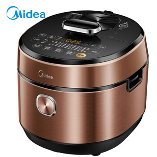 美的（Midea）电压力锅5升玄钢厚釜 IH大火力 浓香翻滚电高压锅MY-HT5070P