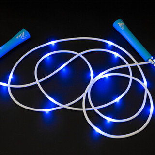 普为特POVIT 闪光跳绳儿童小学生运动训练娱乐幼儿园表演夜光发光跳绳 蓝色 P-104BU