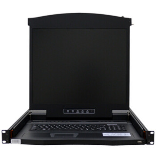 麦森特（MAXCENT） KVM切换器8口16口 USB机架式17英寸19英寸LCD液晶17英寸16口 AD-5716
