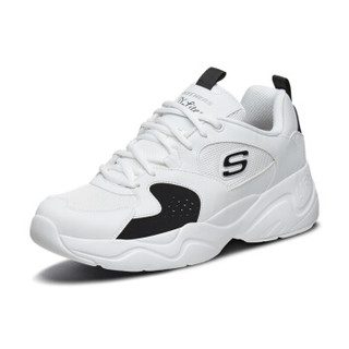 斯凯奇 SKECHERS 男子 D'LITES 系列时尚绑带运动鞋 运动 休闲鞋 999228/WBKT 39.5码 US7码