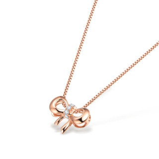 商品zbird 钻石小鸟 18k金钻石吊坠 女款项链挂坠 系情ngk36