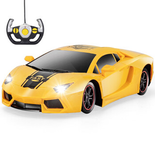 诺巴曼 D849黄色1:14遥控车RC遥控车男孩儿童遥控汽车玩具车儿童玩具车遥控赛车玩具