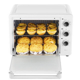 康佳（KONKA）电烤箱家用多功能烤箱 30升大容量精准温控烘培蛋糕面包烤炉 30L带烘培礼包 KAO-K30