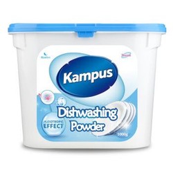 蓝宝丝Kampus洗碗机专用洗涤剂洗碗粉1kg洗碗块洗涤块套装多效合一方太西门子美的松下 一桶装 *2件