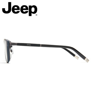 JEEP吉普偏光太阳镜商务男士磁吸夹片全框钛金属时尚光学眼镜架 JEEPT7034-M3  蔡司1.60镜片