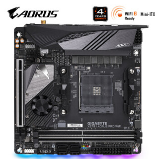 GIGABYTE 技嘉 X570I AORUS PRO WIFI 主板 MINI-ITX（迷你型）