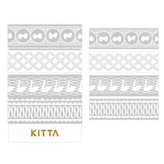 日本锦宫(King Jim)手账和纸胶带贴纸彩色胶条 蕾丝KITL001