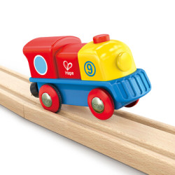 hape 儿童轨道 电动小火车头 1-3-6岁男女小孩玩具