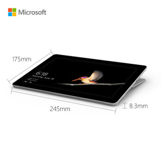 Microsoft 微软 Surface Go LTE增强版 10英寸二合一平板电脑 (黑色、Intel 奔腾双核 4415Y、8GB、128G、HD 615)