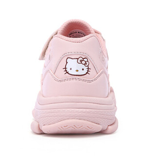 HELLOKITTY 童鞋女童运动鞋 轻便跑步休闲鞋 K953A3801密网浅粉29