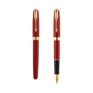 派克（PARKER）卓尔系列 中国红金夹钢笔/墨水笔