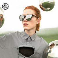 MUJOSH 木九十 太阳镜大框板材墨镜防紫外线防晒时尚简约SM1920268