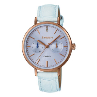 casio 卡西欧 sheen系列 she-3054pgl-2a 女士石英手表