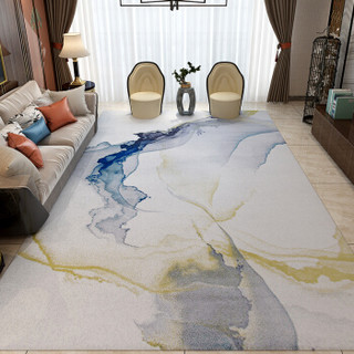 港龍 新中式轻奢客厅地毯简约现代北欧沙发茶几卧室床边毯满铺 ys23 200*290cm