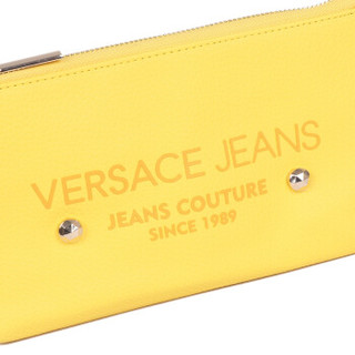 VERSACE JEANS 范思哲 奢侈品 女士黄色聚酯纤维LOGO图案单肩斜挎包 E3VTBPD1 71089 600