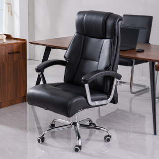 奈高皮质办公椅老板椅总裁椅现代时尚人体工学转椅-西皮