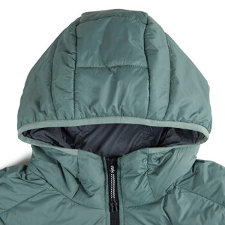 361°361度 551844357 男士冬季新款防风轻薄保暖经典时尚运动外套 竹青绿 3XL