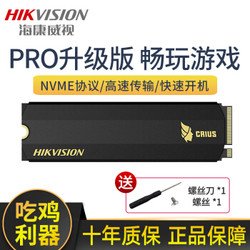 HIKVISION 海康威视 C2000 PRO 紫光版 M.2 NVMe 固态硬盘 2TB