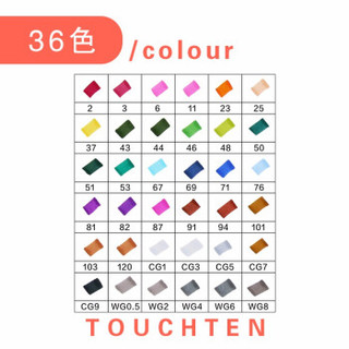 TOUCHTEN 马克笔套装  36色