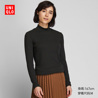 UNIQLO 优衣库 418231 女士罗纹高领T恤