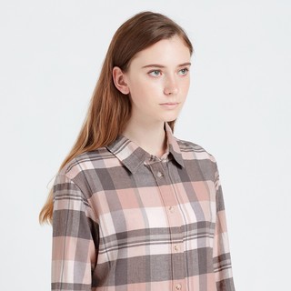 UNIQLO 优衣库 421607 女款法兰绒格子衬衫