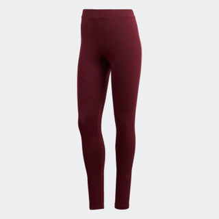 adidas 阿迪达斯 三叶草 TREFOIL TIGHT 女子绑腿裤 DH4433 酱紫 S