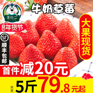 王小二 牛奶草莓 5斤