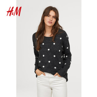 H&M 0496111 女款多色显瘦针织衫