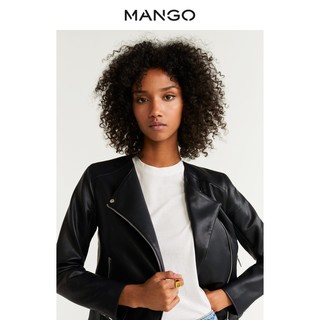 MANGO 芒果 53083046 女士皮夹克