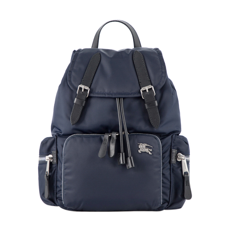 BURBERRY 博柏利 男士尼龙双肩包 8006723 墨蓝色 大号